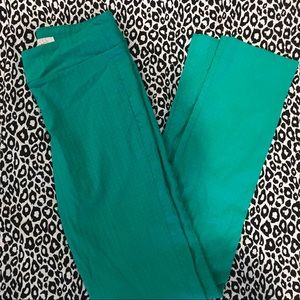 Green Cropped pants